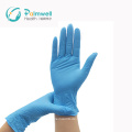 Anti-Bakterien-Latex &amp; pulverfreies M4.0g Pure Nitril Antimicrobielle Handschuhe Medizinische Grad CE UKCA FDA zugelassen